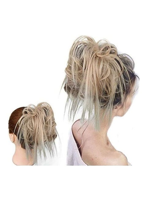Messy Bun Hair Extension Beige 18inch