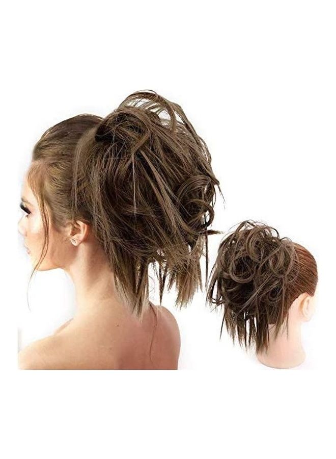 HMD Messy Hair Bun Brown 18inch
