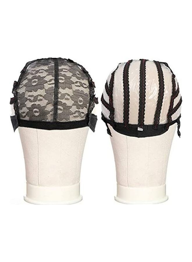 2-Piece Cap Set For Making Wig Black - v1609238073/N43353862A_1