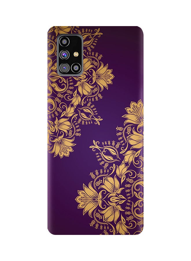 إيه إم سي ديزاين غطاء حماية واقي لهاتف سامسونج جالاكسي M31s الأرجواني / البيج - Image 1