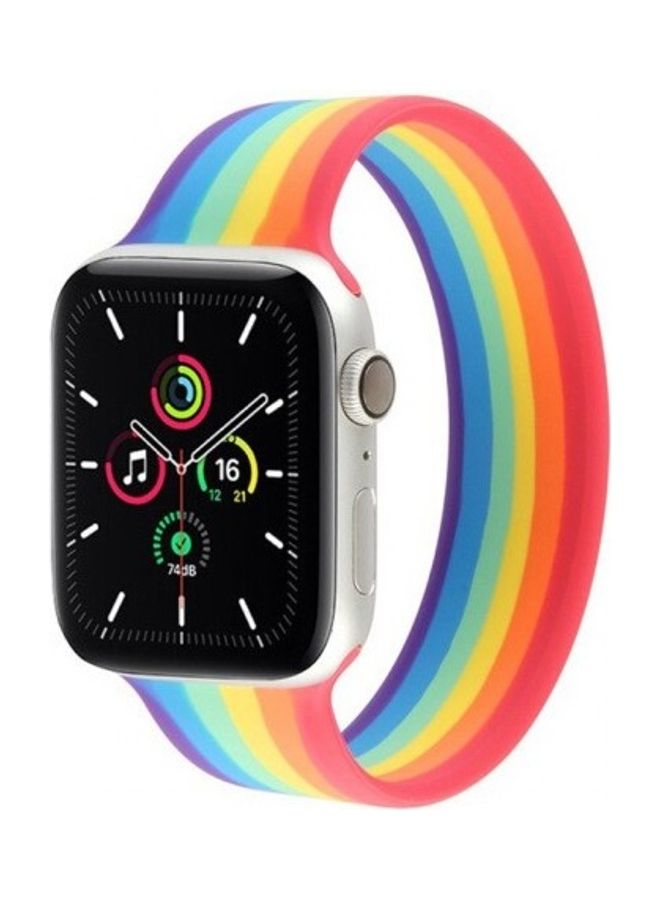 Loop Band for Apple Watch Series 6 Pink/Yellow/Blue  - Image 1