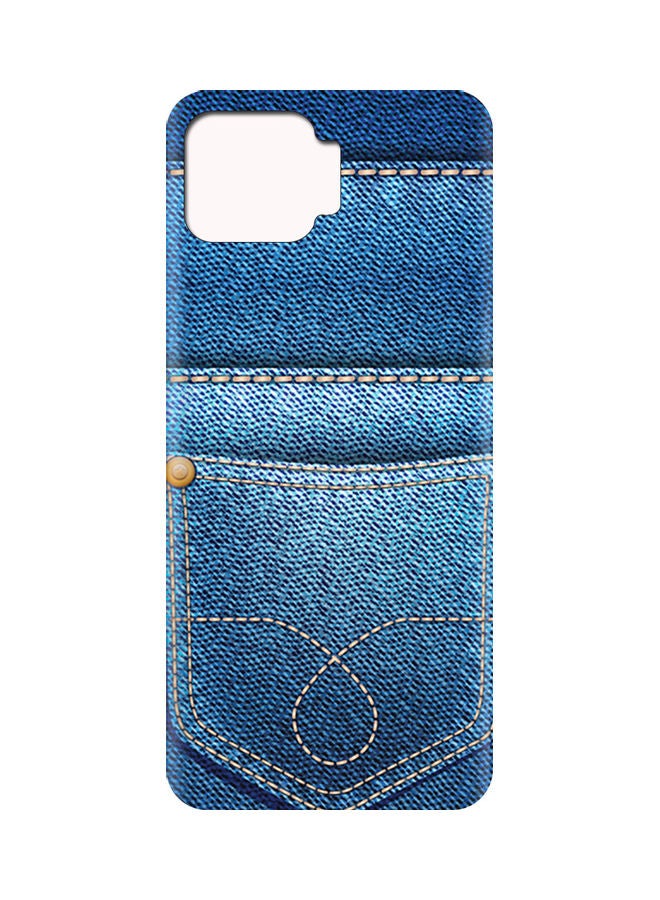AMC DESIGN Protective Case Cover For Oppo A93 Blue/Beige  - Image 2