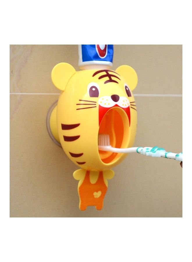 Generic Automatic Toothpaste Squeezer And Holder Yellow/Red 10.7x9.7x8.3cm  - Image 3