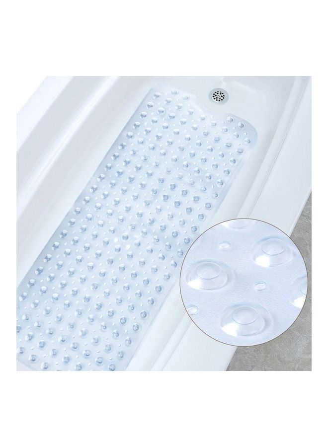 Bathtub Anti-Slip Mat Transparent White 100x40cm - Image 3