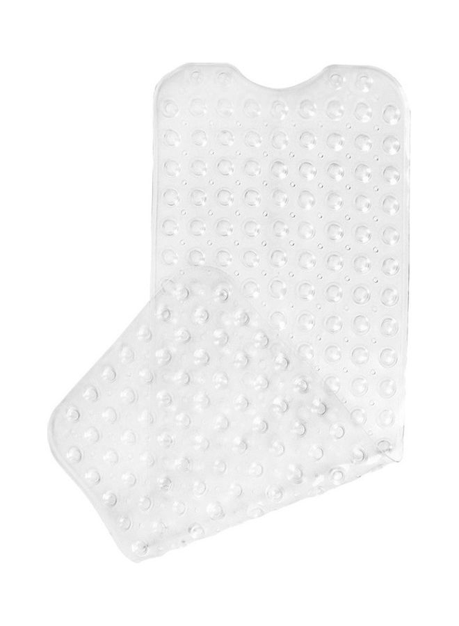 Bathtub Anti-Slip Mat Transparent White 100x40cm - Image 1