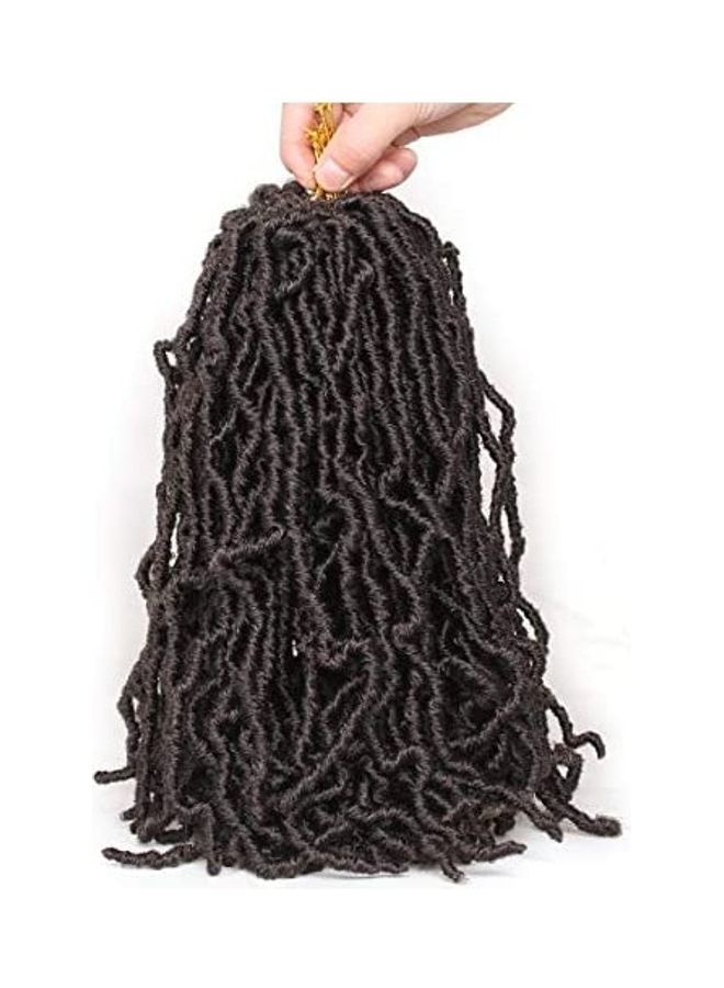 Pack Of 2 Crochet Braids Hair Extension Black 12inch