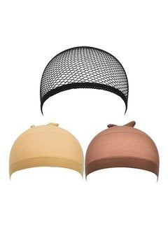 3-Piece Wig Caps Multicolour 18inch - v1609238681/N43352086A_1