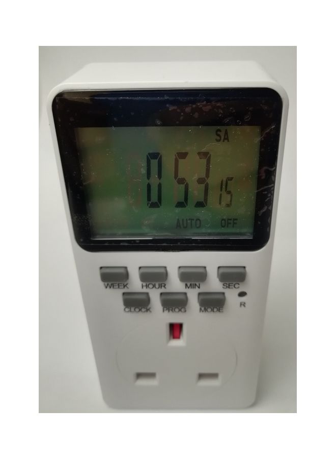 Digital Switch Socket Timer White/Black  - Image 1