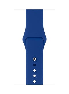 Generic Solid Replacement Band For Apple Watch Ocean Blue  - Image 2