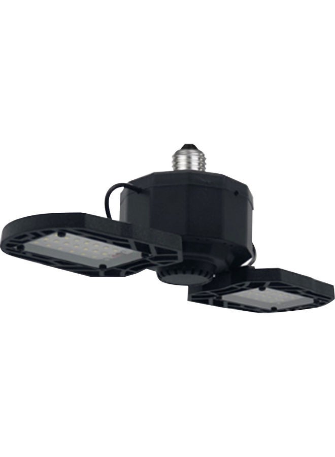 مصباح LED قابل للطي على شكل ورقة شجر أسود 16.5 x 11.5 x 14.5سم - Image 2
