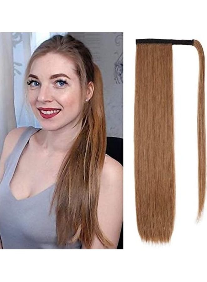Stamped Glorious Straight Ponytail Hair Extension Beige 22inch