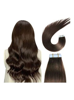 20-Piece Human Hair Hair Extension Set Brown 16inch - v1609239131/N43356627A_1