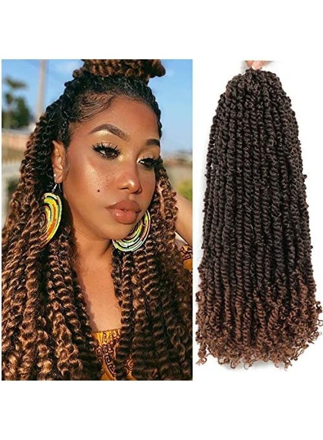 6-Piece Pre-Twisted Hair Extension Brown 24inch - v1609239136/N43356719A_1