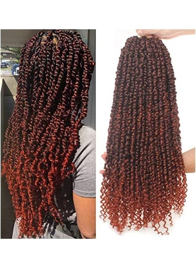 Leeven - Pre-Twisted Crochet Braid Multicolour 22inch - Image 1