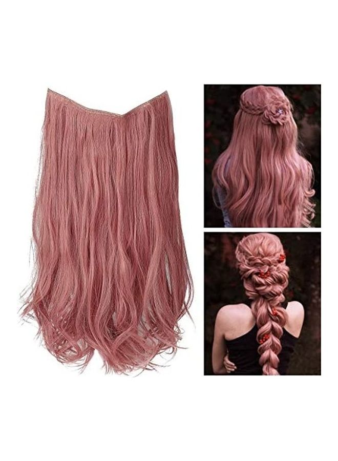 Wavy Hair Extension Brown 12inch