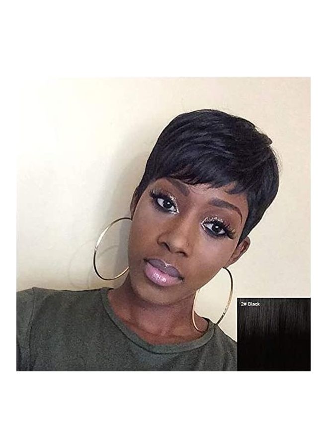 Short Brazilian Hair Wig Black 18inch - v1609242531/N43357029A_1