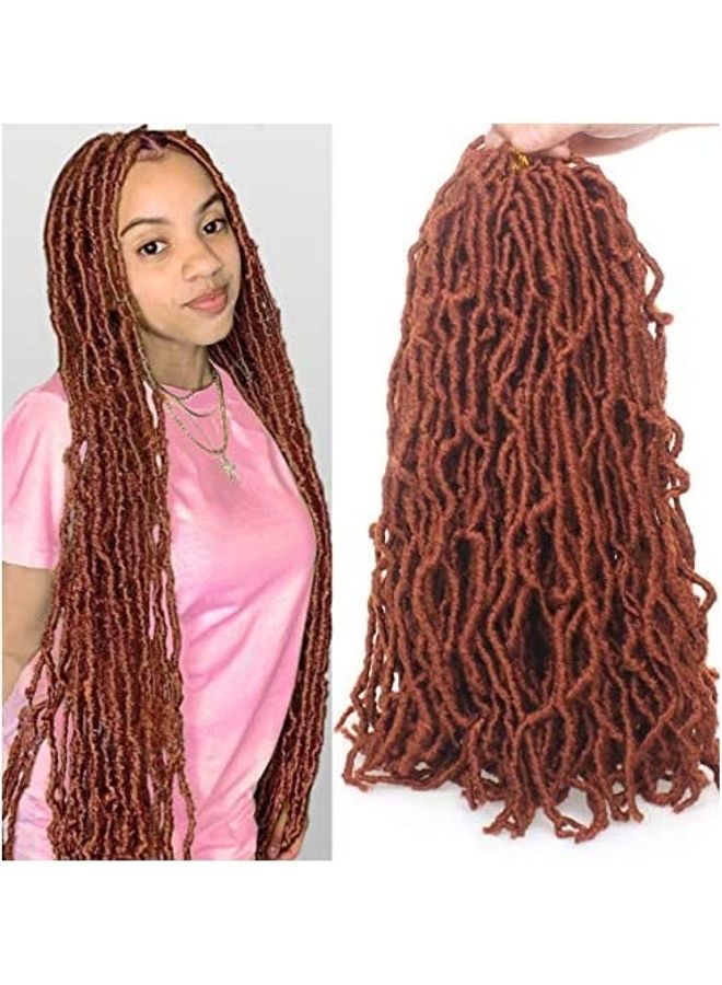 Crochet Hair Extensions Red 18inch