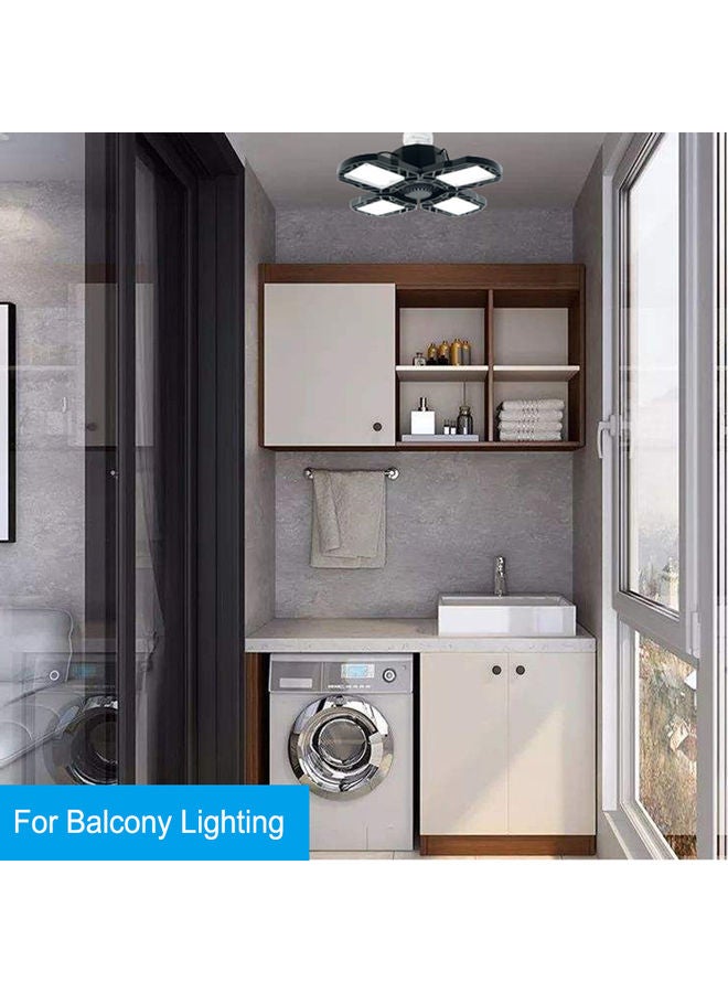 مصباح كراج LED قابل للطي. أسود 16.5x11.5x14.5سم - Image 3