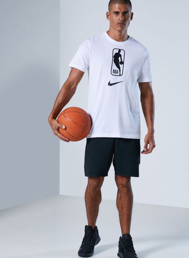 Nike Dri-FIT Team 31 T-Shirt White/Black - Image 3