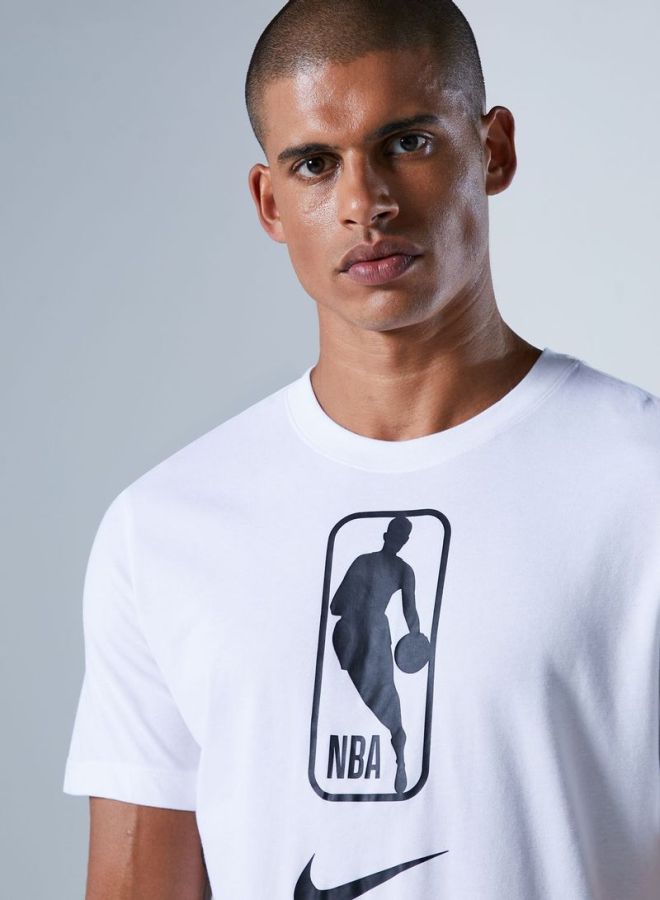 Nike Dri-FIT Team 31 T-Shirt White/Black - Image 4