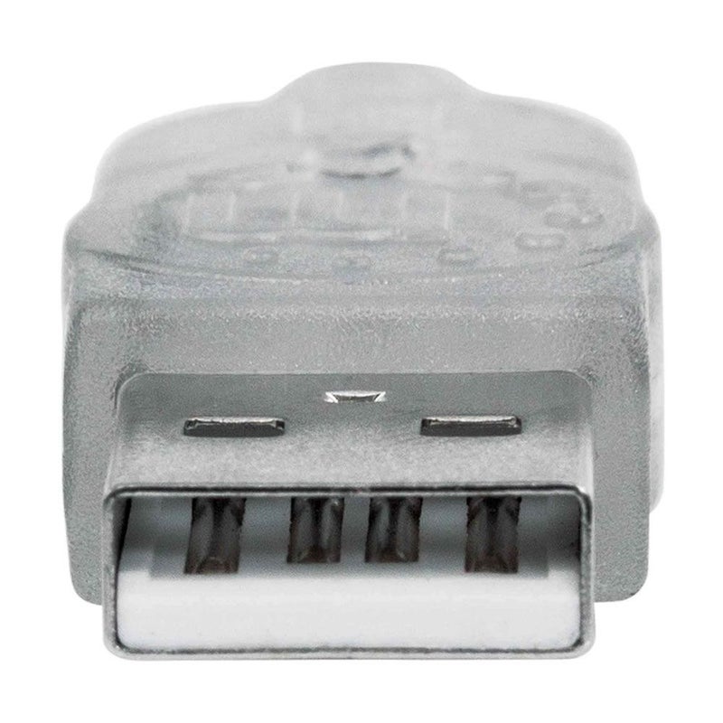 Manhattan Ultra Thin High Speed Type-A Male To Type-A Female Extension Cable Silver  - Image 4