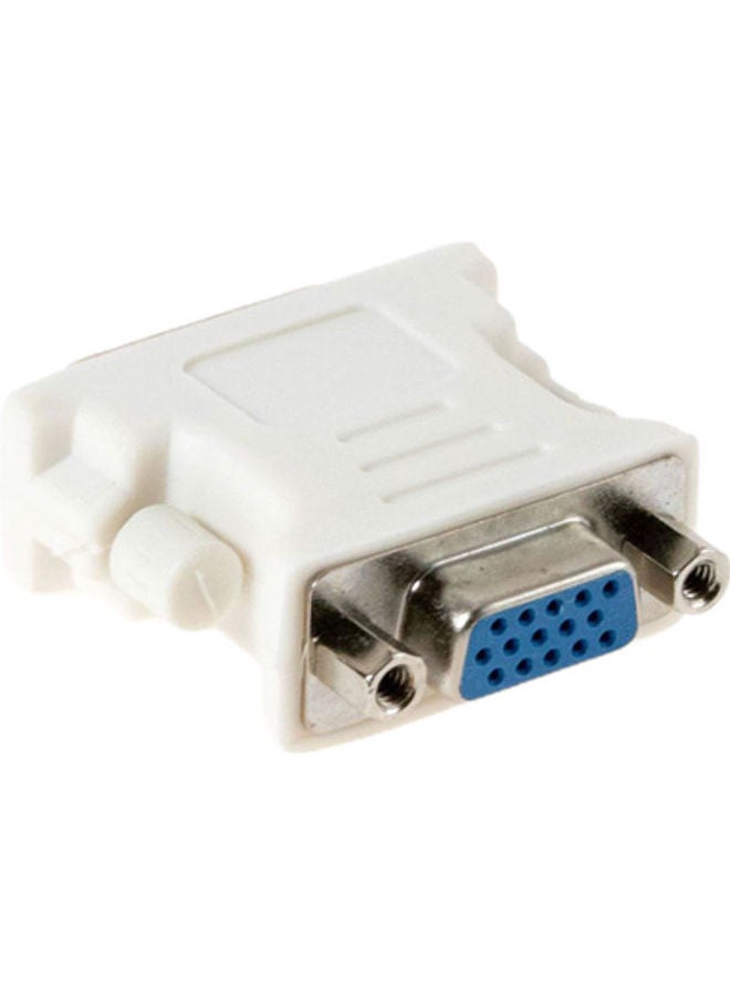 2B DVI To VGA 24+5 Converter White  - Image 1