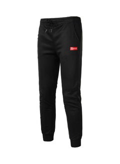 Generic Drawstring Detail Elastic Waist Pants Black 