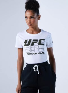 UFC Logo T-Shirt White/Black