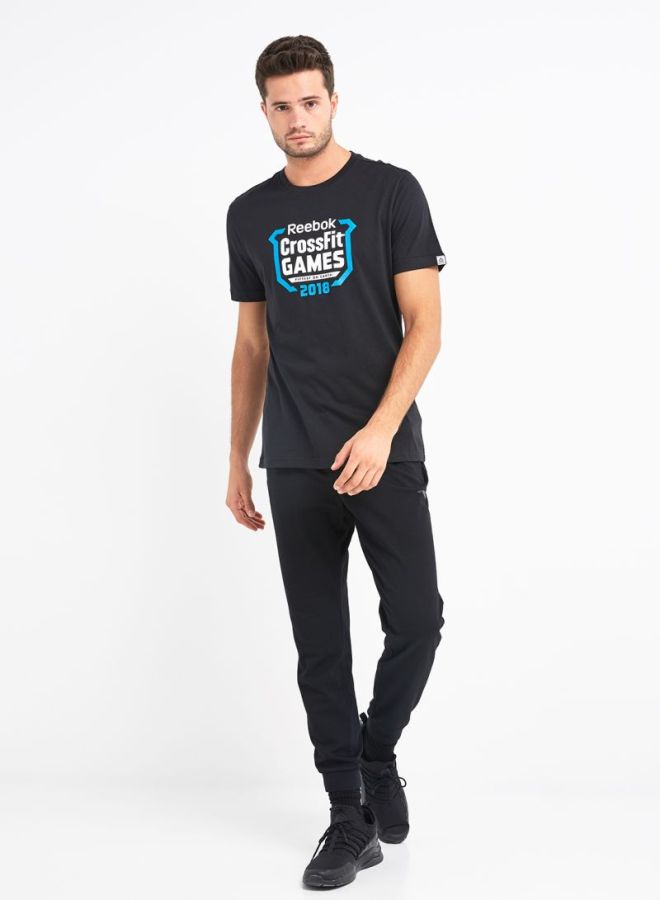Reebok - Crossfit Games Crest T-Shirt Black/Blue/White - Image 1
