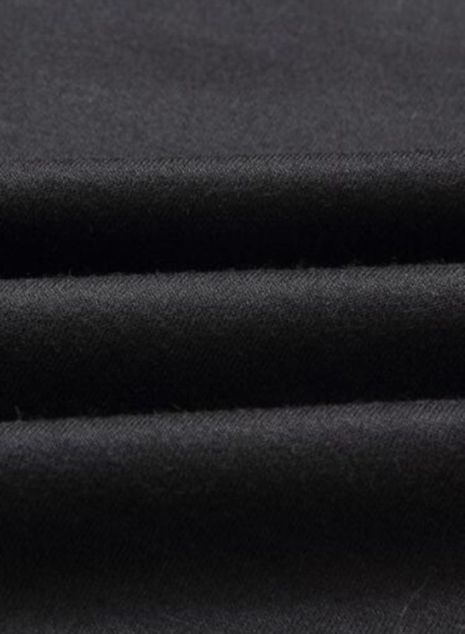 Sharpdo Solid Long Sleeve T-Shirt Black  - Image 3