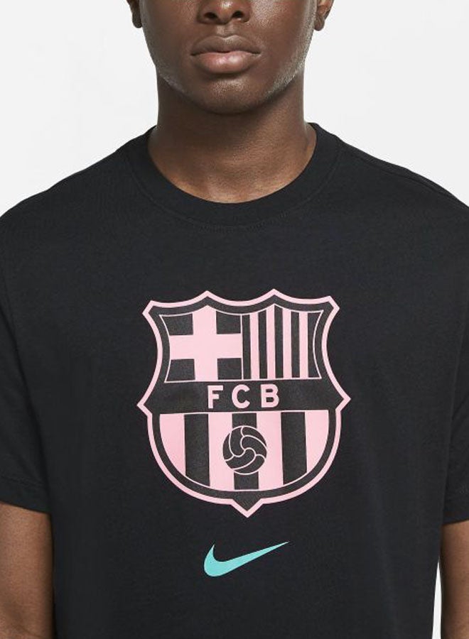 Nike - F.C Barcelona T-Shirt Black/Pink - Image 1