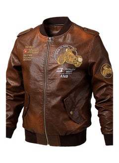 Men's Leather Jacket Brown