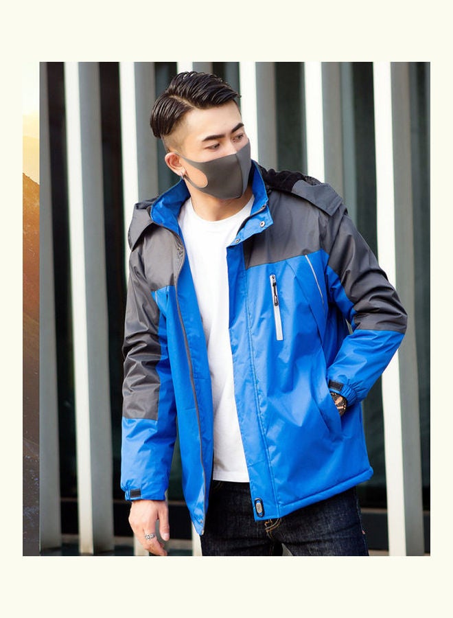 Windbreaker Waterproof Outdoor Jacket Blue/Black  - Image 1