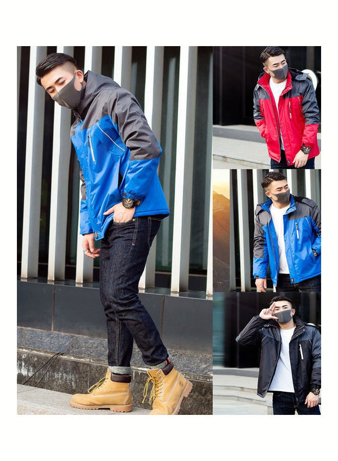 Windbreaker Waterproof Outdoor Jacket Blue/Black  - Image 3