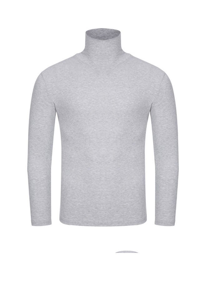 Autumn Pullover Base T-Shirt Light Grey  - Image 1