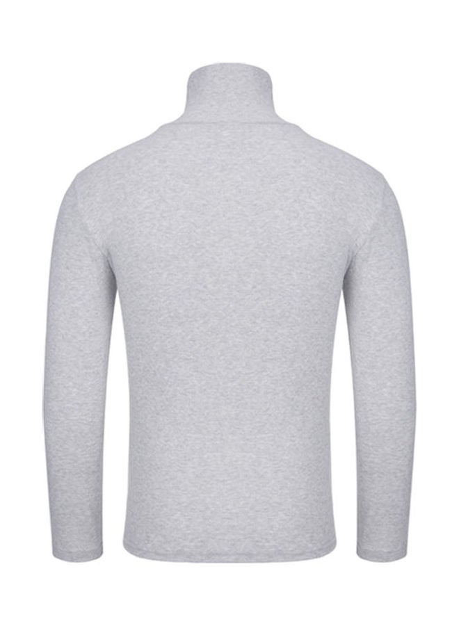 Autumn Pullover Base T-Shirt Light Grey  - Image 2