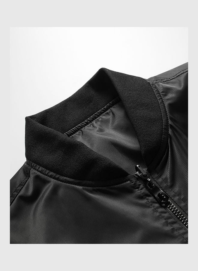 Winter Fashion Casual Jacket Black  - Image 3