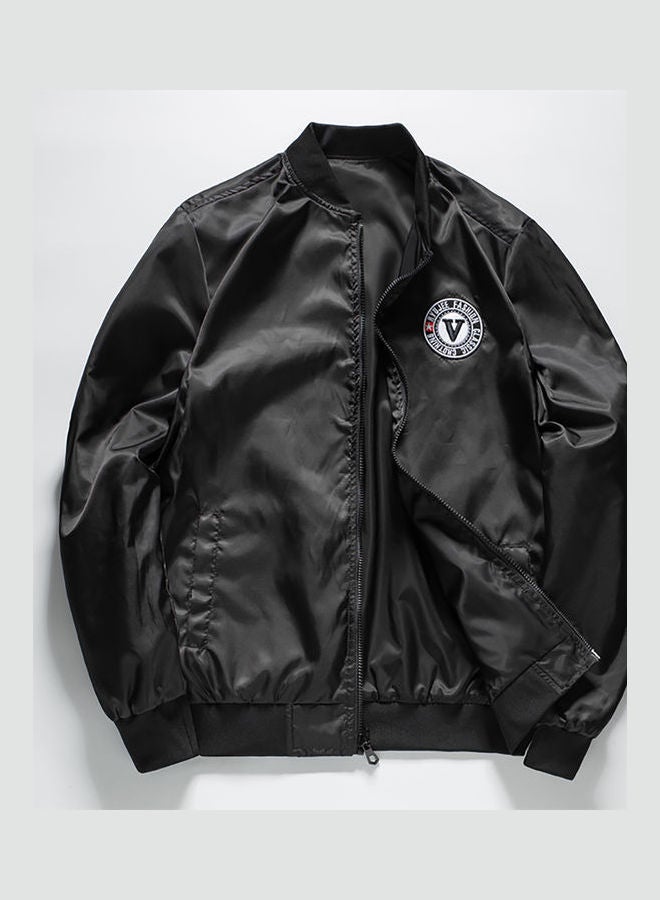 Winter Fashion Casual Jacket Black  - Image 2