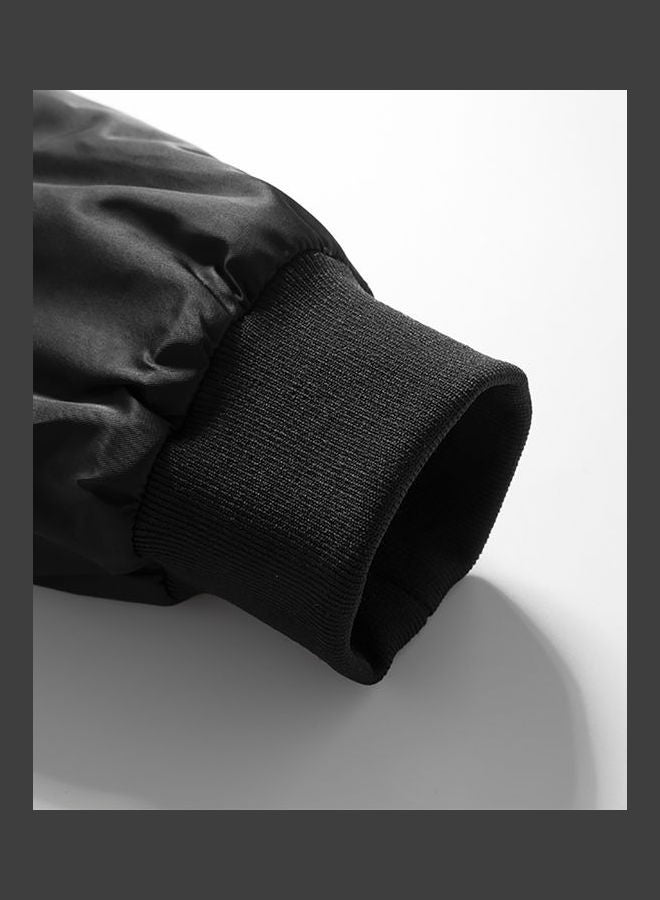 Winter Fashion Casual Jacket Black  - Image 5