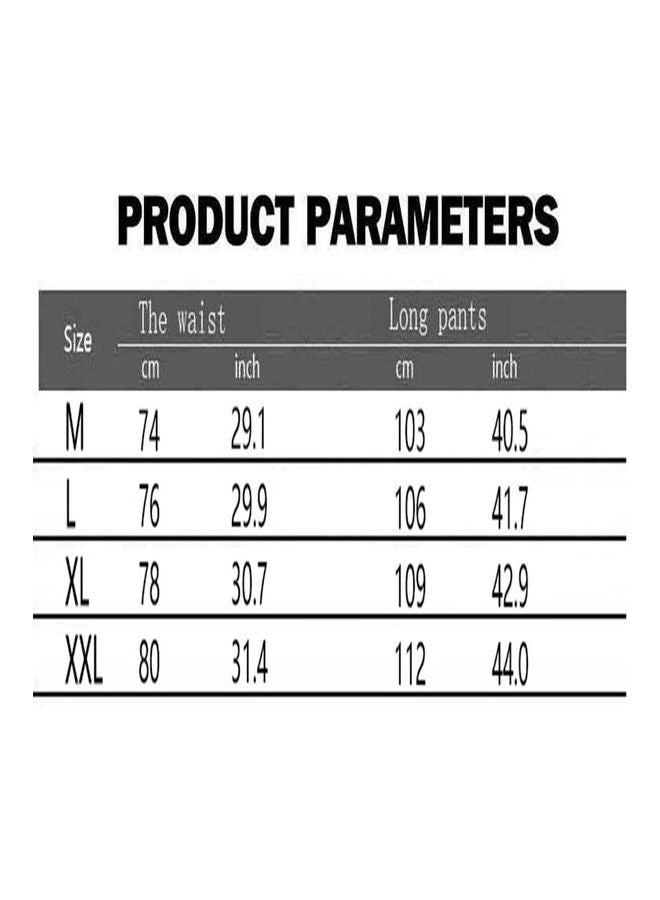 Generic Solid Polyester Pants Black  - Image 2