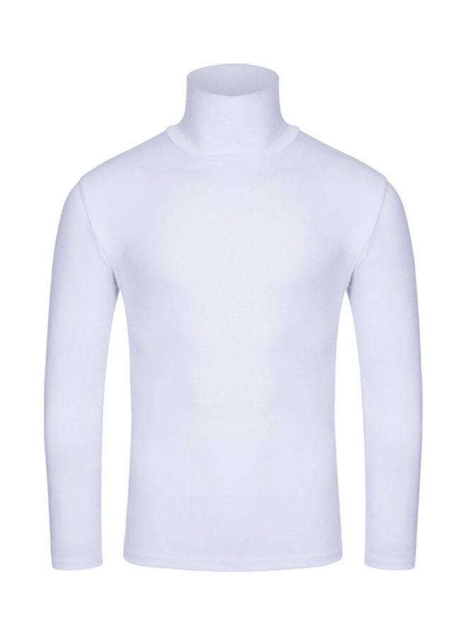 Autumn Pullover Base T-Shirt White  - Image 1