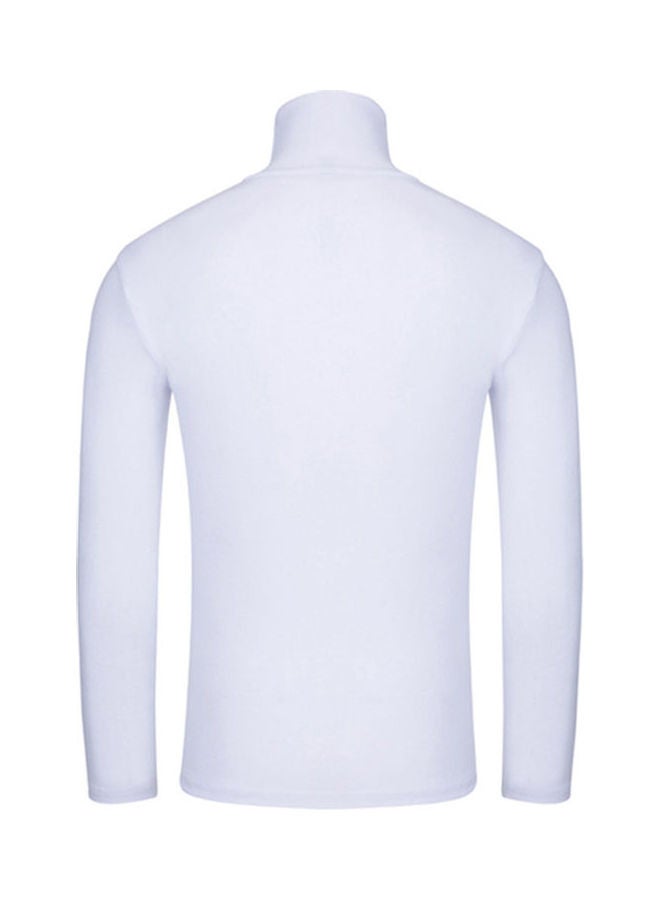 Autumn Pullover Base T-Shirt White  - Image 2