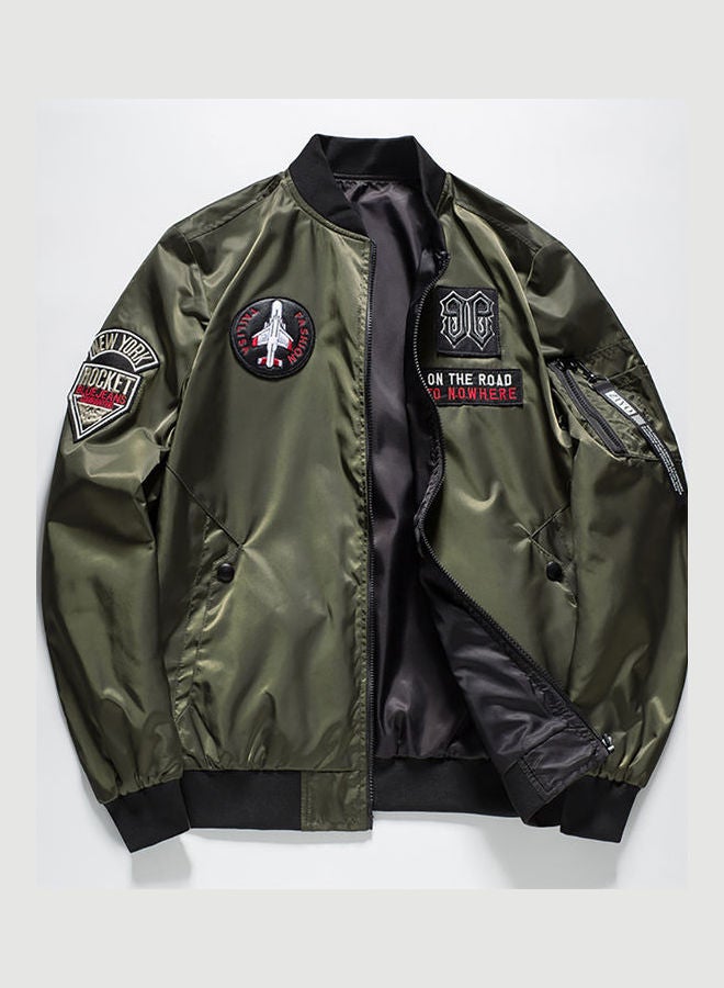 Winter Fashion Casual Jacket Green 