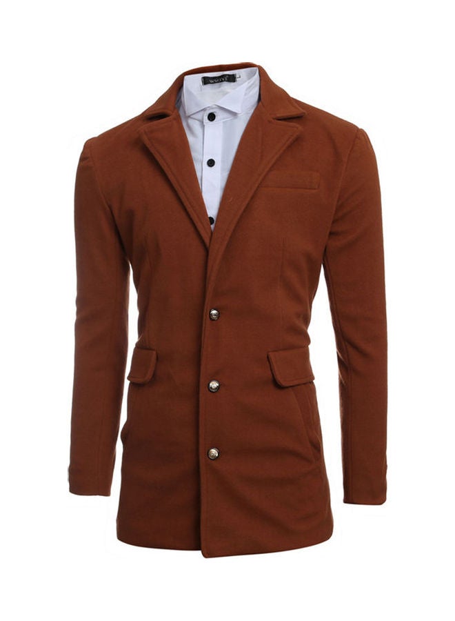Woolen Coat Brown