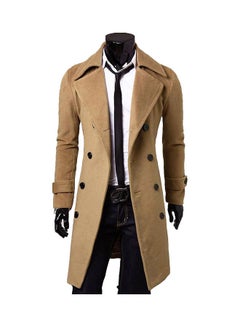 Solid Overcoat Khaki