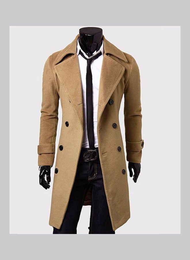 Generic - Solid Overcoat Khaki - Image 1