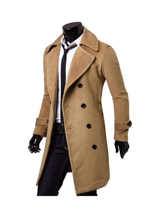 Generic - Solid Overcoat Khaki - Image 1