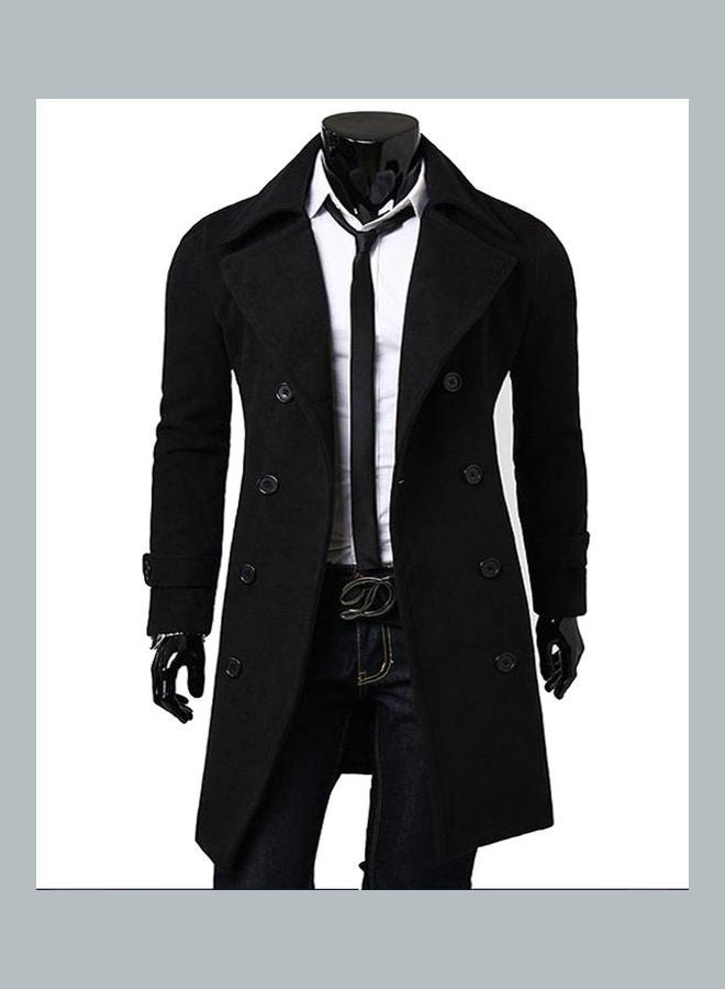 Solid Overcoat Black - Image 1