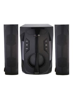 3-Piece Bluetooth Subwoofer And Speaker With Remote Control N871 Black