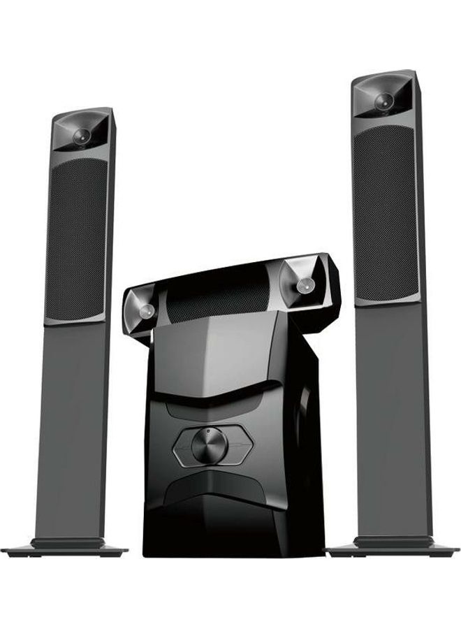 Mediatech - 4-Piece Bluetooth Home Theater System With Remote Control MT-3333 Black - Image 1